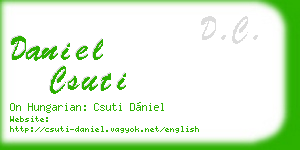 daniel csuti business card
